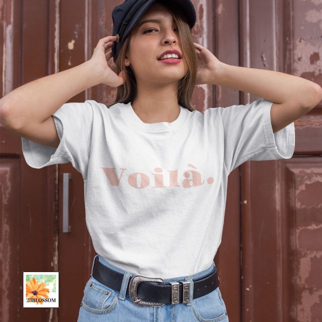 Camiseta Camisas de Voilà, regalo de los franceses, palabra (Subido por el creador)