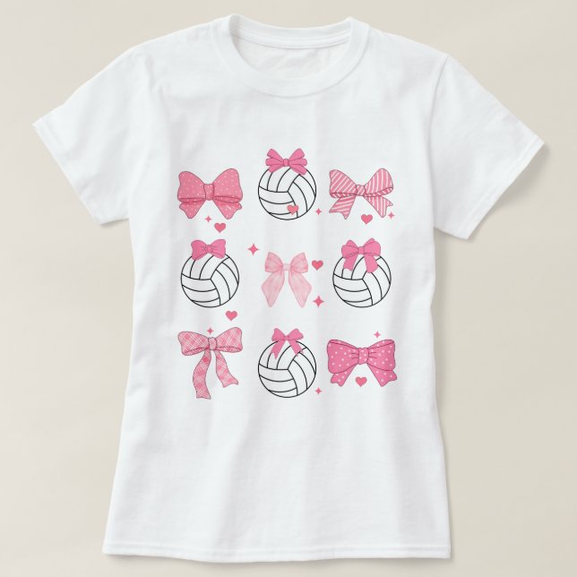 Camiseta Camisas de voleibol de vaca con problemas, coquet  (Diseño del anverso)