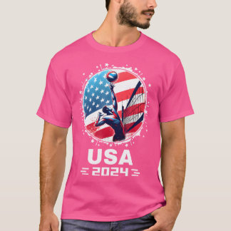 Camiseta Camisas De Voleibol Del Equipo Estadounidense 2024