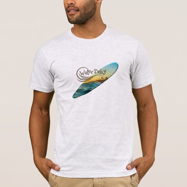 Camiseta Camisas de Water Baby Beach Board (Anverso)