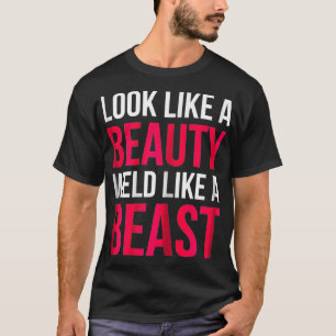 Camiseta Camisas de Welder femeninas parecen estampados de 