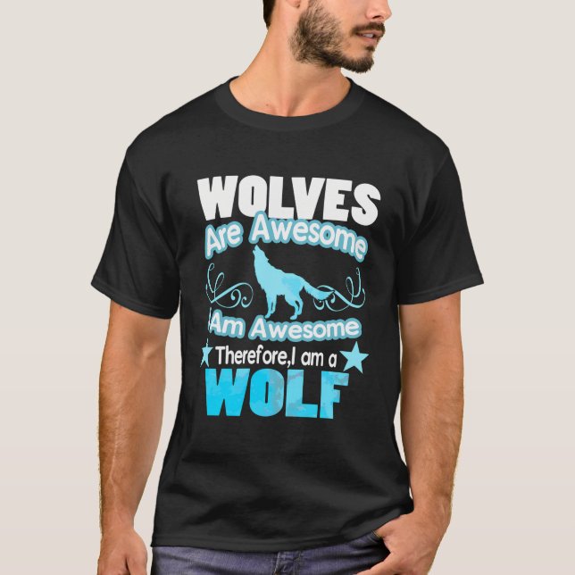 Camiseta Camisas de Wolf Long Sleeve - Los lobos son increí (Anverso)