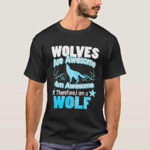 Camiseta Camisas de Wolf Long Sleeve - Los lobos son increí