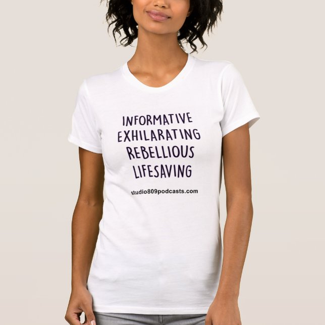 Camiseta Camisas de Word Studio 809 Podcasts (Anverso)