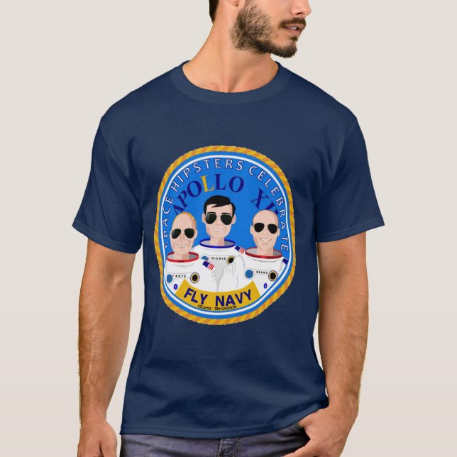 Camiseta Camisas del aniversario del Apolo 12 (Anverso)