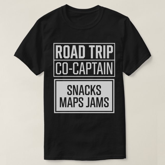 Camiseta Camisas del co-capitán de los viajes por carretera (Diseño del anverso)