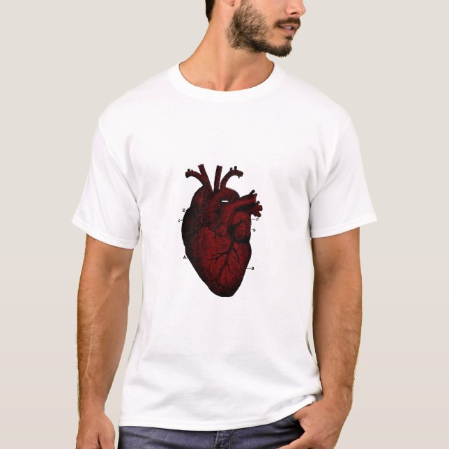 Camiseta Camisas del corazón humano (Anverso)