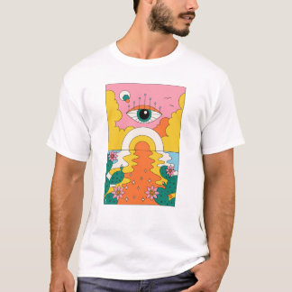 Camiseta Camisas del desierto psicodélicas