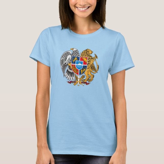 Camiseta Camisas del escudo de armas de Armenia (Anverso)