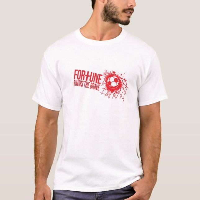 Camiseta Camisas del eslogan de los deportes rojos en Ingla (Anverso)