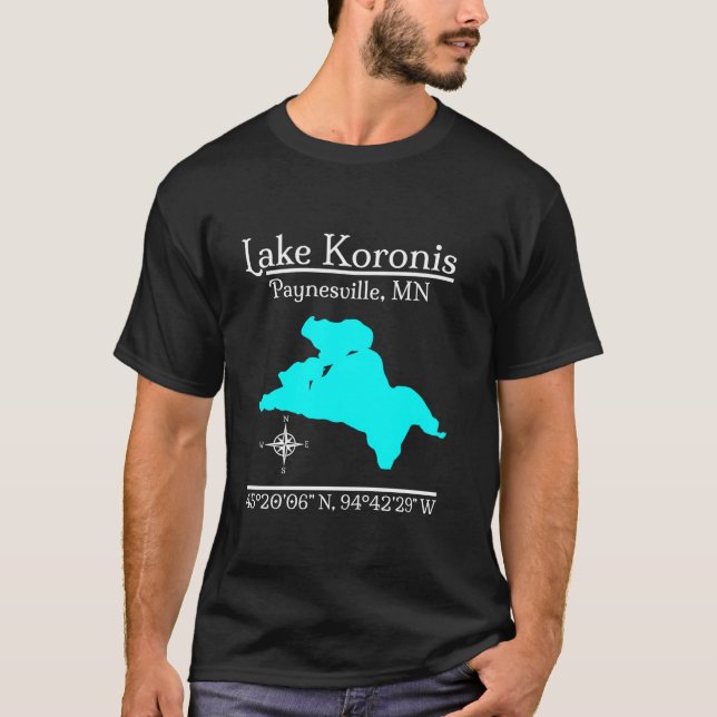 Camiseta Camisas del Lago Koronis Minnesota de Larga Manga (Anverso)
