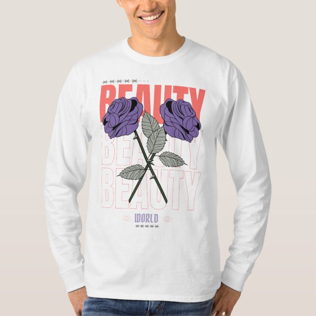 Camiseta Camisas del Mundo de la Belleza - Diseño estético  (Anverso)