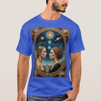 Camiseta Camisas del portal Celestial Twin Goddesses