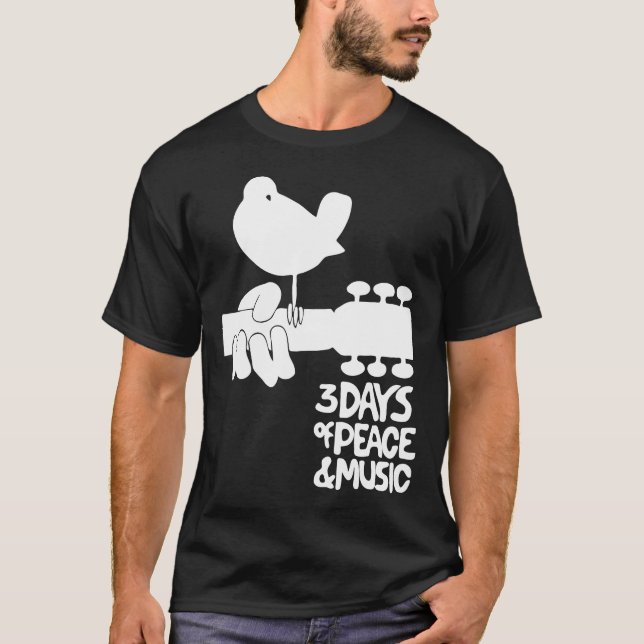 Camiseta Camisas del Viejo Woodstock Dark Music Fest (Anverso)