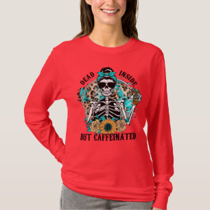 Camiseta Camisas dentro muertas   Coffee Shirt   Halloween 