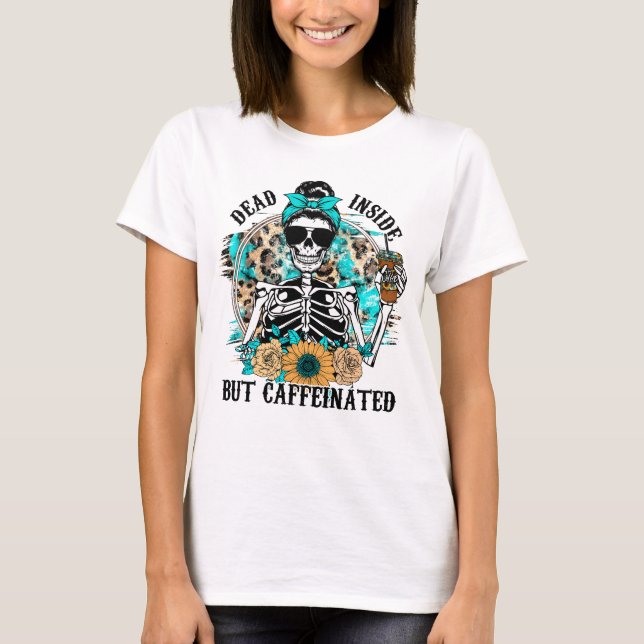 Camiseta Camisas dentro muertas | Coffee Shirt | Halloween  (Anverso)