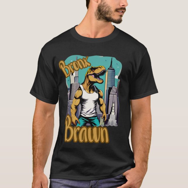 Camiseta Camisas Dino Brawn Bronx (Anverso)