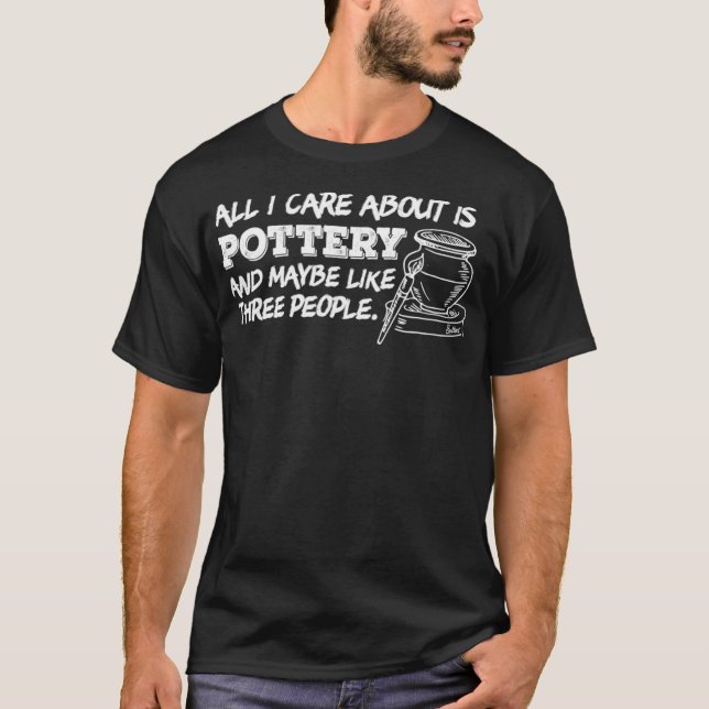Camiseta Camisas divertidas de cerámica (Anverso)