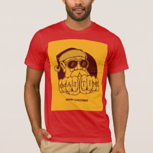 CAMISETA CAMISAS DIVERTIDAS DE NAVIDAD PARA HOMBRES DE SANT