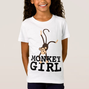 CAMISETA CAMISAS DIVERTIDAS DE NIÑAS MONO PARA NIÑOS
