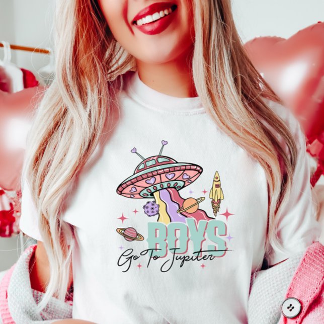 Camiseta Camisas divertidas de San Valentín, chicos van a J (Subido por el creador)