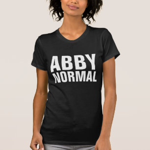 CAMISETA CAMISAS DIVERTIDAS PARA MUJERES ABBY NORMAL
