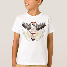Camiseta Camisas Dream Catcher y Feathers (ancha)