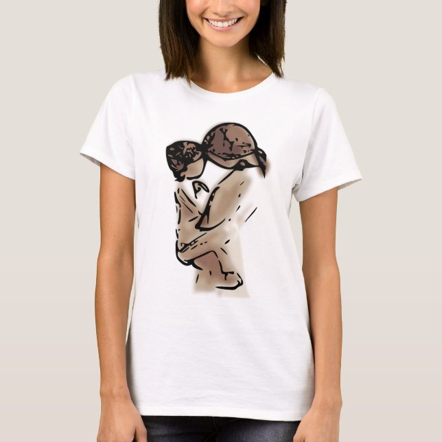 Camiseta Camisas dulces de maternidad para madres e hijos (Anverso)