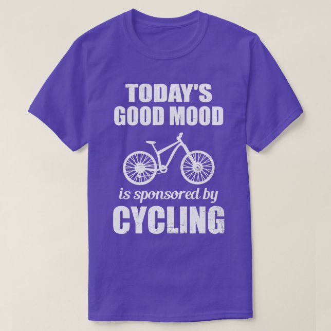 Camiseta Camisas En Bicicleta Buen Humor Patrocinado Por El (Diseño del anverso)