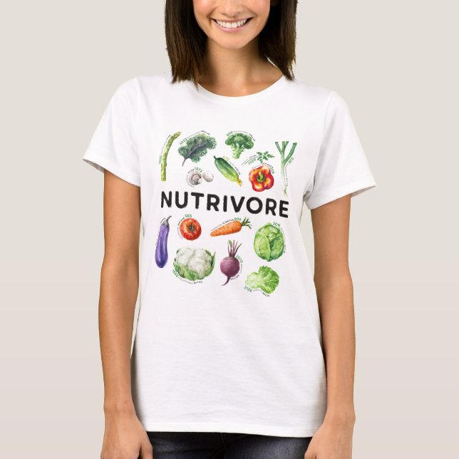 Camiseta Camisas en el mercado de los agricultores de Nutri (Anverso)