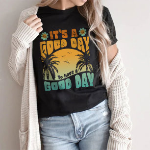 Camiseta Camisas estéticas de moda, ten un buen día