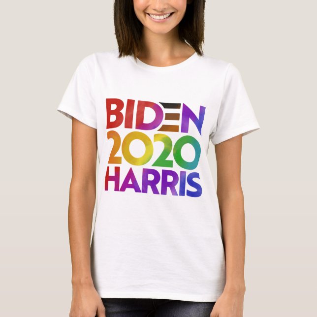 Camiseta Camisas femeninas de Biden Harris 2020 (Anverso)