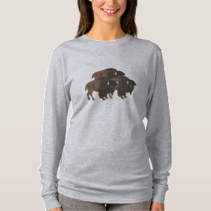 Camiseta Camisas femeninas de Bison
