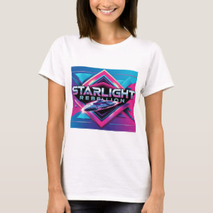 Camiseta Camisas femeninas de la Rebelión Starlight Retro P