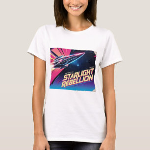 Camiseta Camisas femeninas de la Rebelión Starlight Retro P