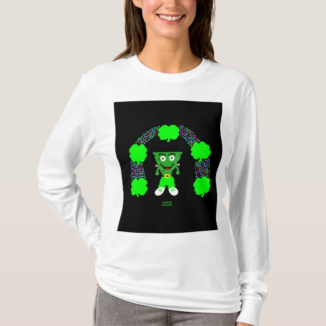 Camiseta Camisas femeninas de St. Patrick's FrankenCheese (Anverso)