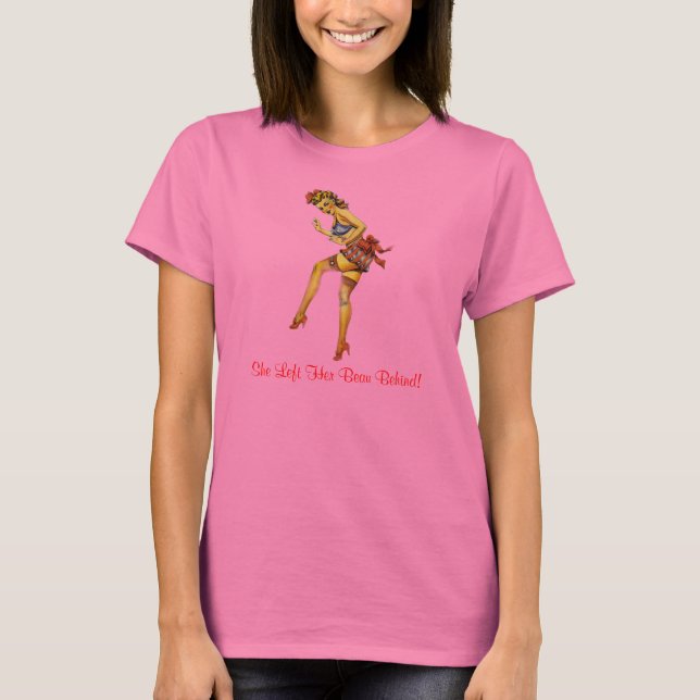 Camiseta Camisas femeninas divertidas de la belleza del bañ (Anverso)