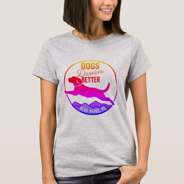 Camiseta Camisas femeninas - Logo del arco iris (Anverso)