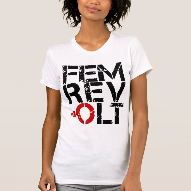 Camiseta Camisas feministas con logo (Anverso)