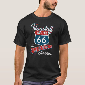 Camiseta Camisas Flagstaff Ruta 66 Vieja América Arizona