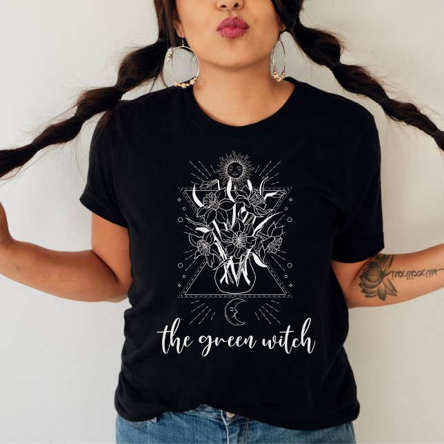 Camiseta Camisas florales de Sun Moon Celestial de Bruja Ve (Subido por el creador)