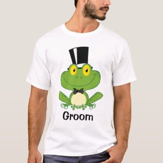 Camiseta Camisas formales de rana Groom Tee