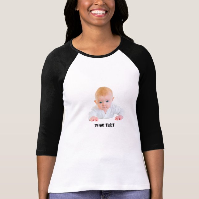 Camiseta Camisas fotográficas personalizados - Añadir foto  (Anverso)