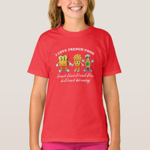 Camiseta Camisas Fries de Francia   Fries Lover Gift   Tarj