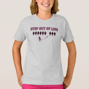 Camiseta Camisas fuera de línea