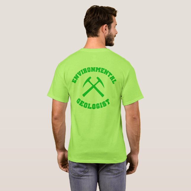 Camiseta Camisas geólogas ambientales (retroimpresión) (Reverso completo)