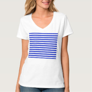 Camiseta Camisas geométricas azules de moda T-Shirt