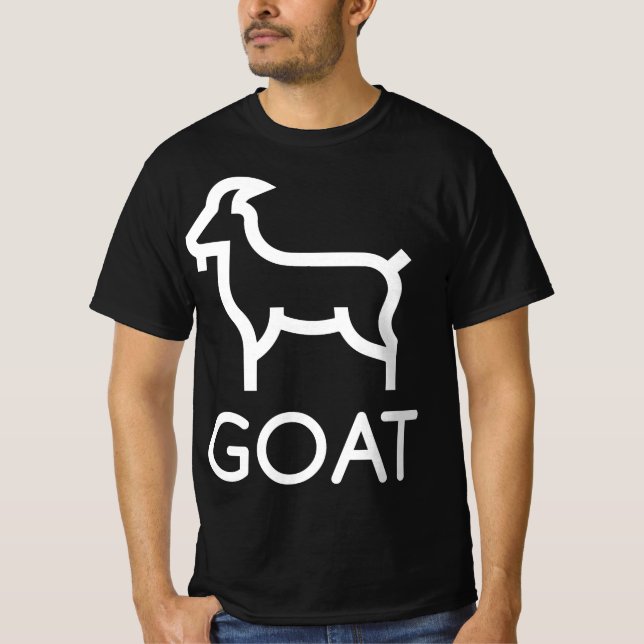 Camiseta Camisas GOAT - más grandes de todos los tiempos (Anverso)