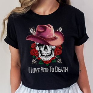 Camiseta Camisas góticas de San Valentín, valetines de esqu