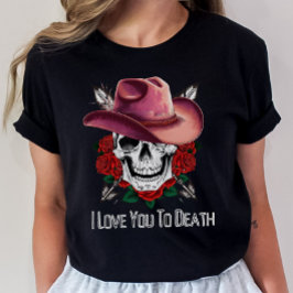 Camiseta Camisas góticas de San Valentín, valetines de esqu